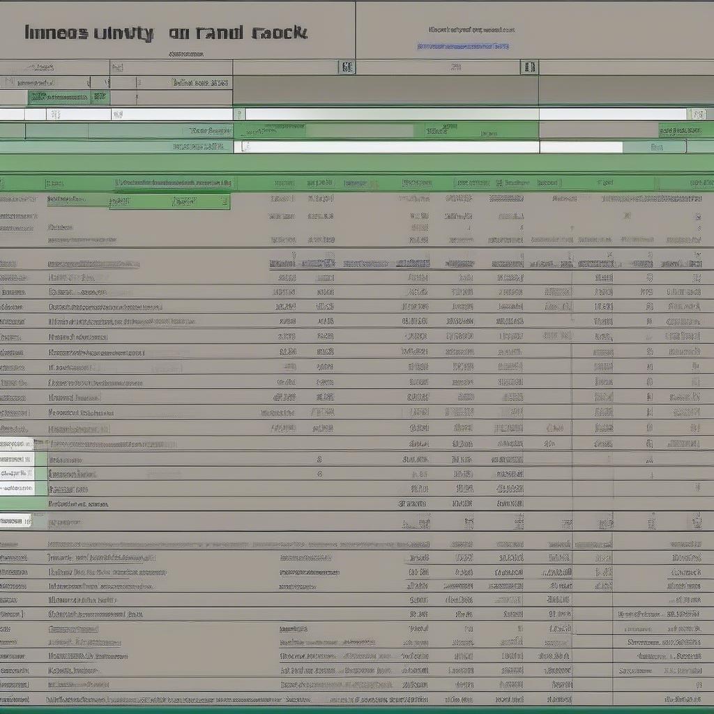 Bảng Excel Theo Dõi Nhập Xuất Tồn Cơ Bản