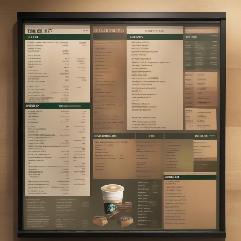 Bảng giá Starbucks cập nhật