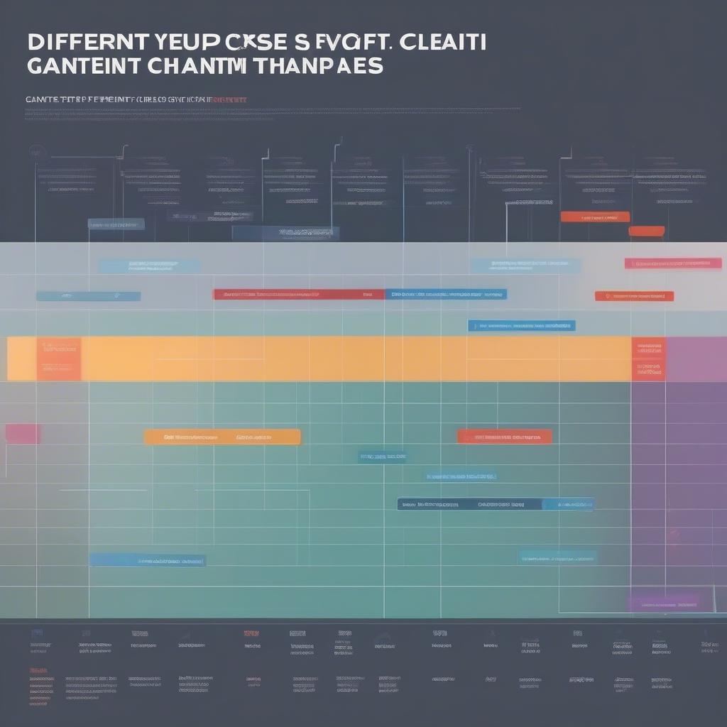 Các Loại Mẫu Gantt Chart