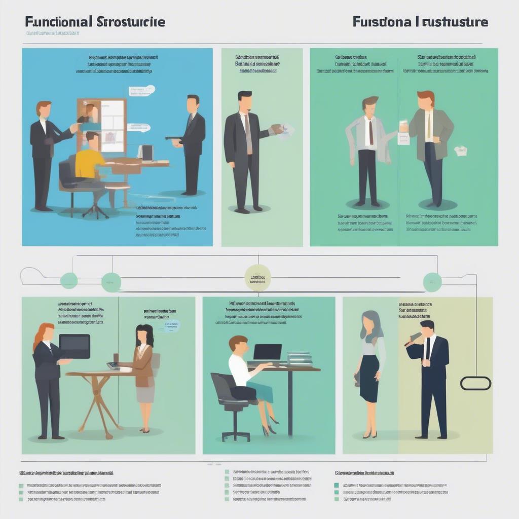 Advantages and disadvantages of functional structure