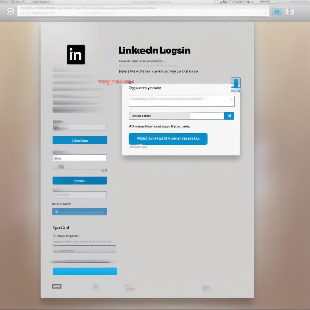 Đăng nhập LinkedIn trên máy tính