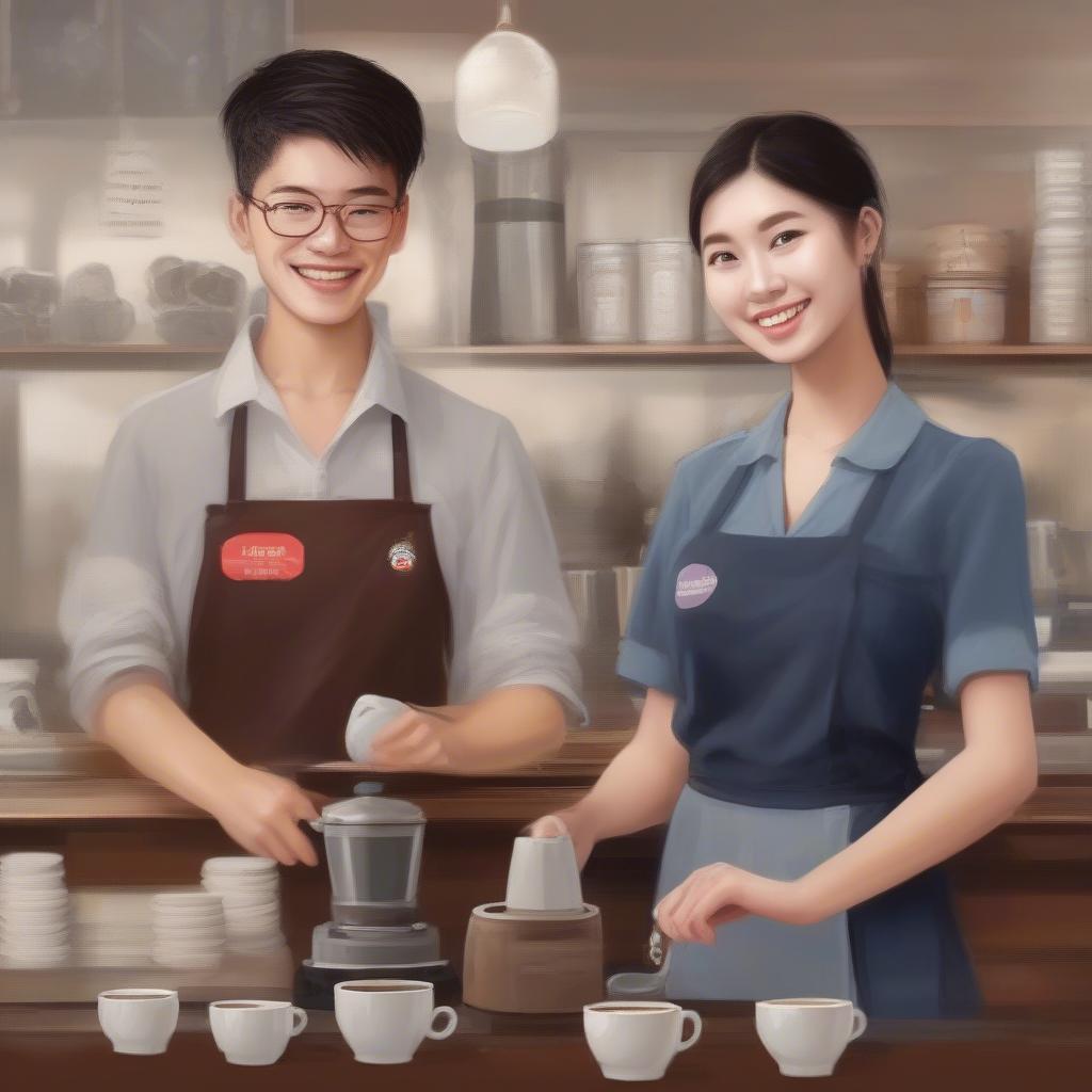 Dịch vụ chuyên nghiệp tại The Coffee House Văn Quán