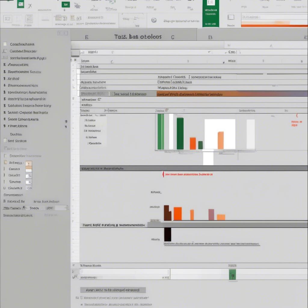 Điều chỉnh định dạng Gantt Chart trong Excel