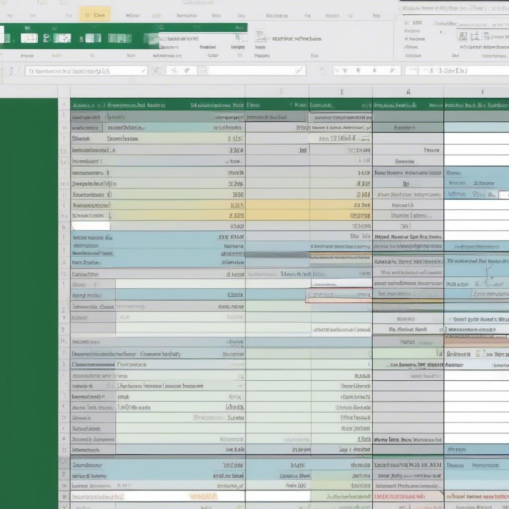 Định Dạng Dữ Liệu Trong Excel