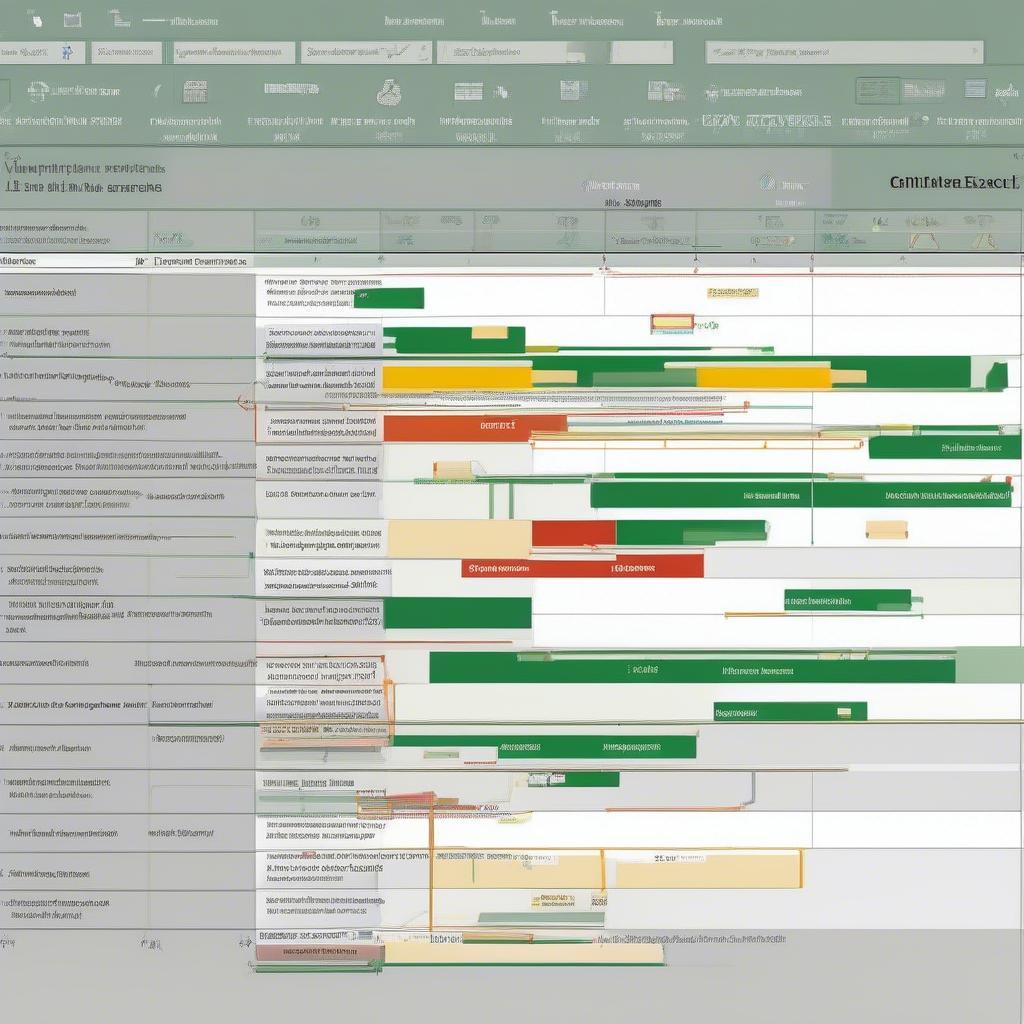 Gantt Chart nâng cao trong Excel