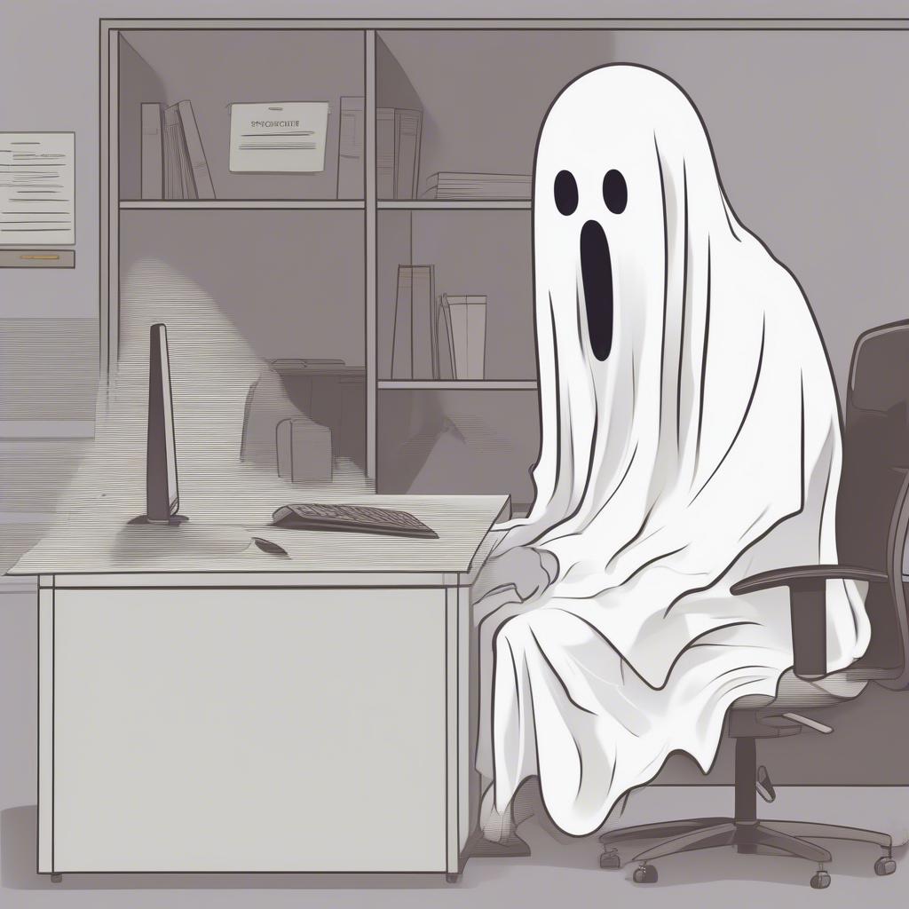 Ghost nhân viên: Hiệu suất thấp và khó quản lý