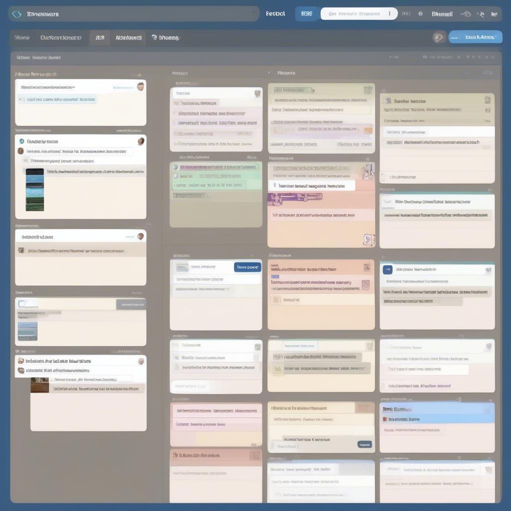 Giao diện phần mềm Trello