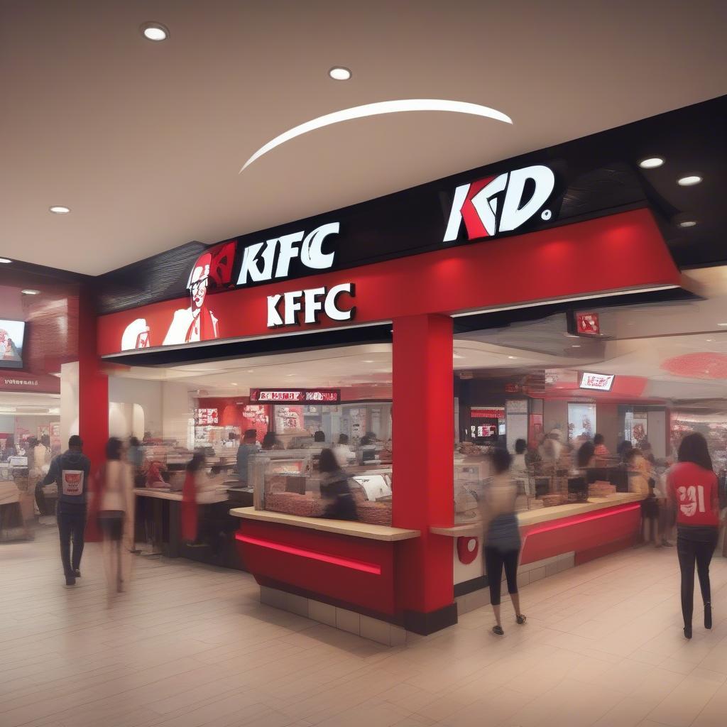 Giờ mở cửa KFC trung tâm thương mại