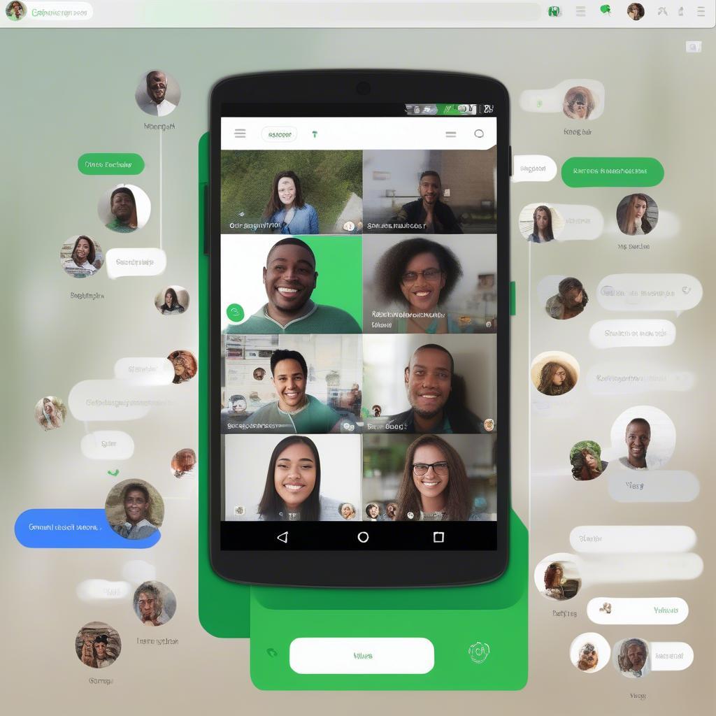 Giao diện Google Hangouts