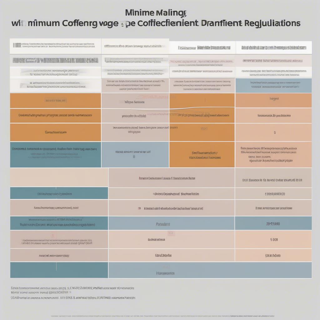 Minimum wage coefficient regulations