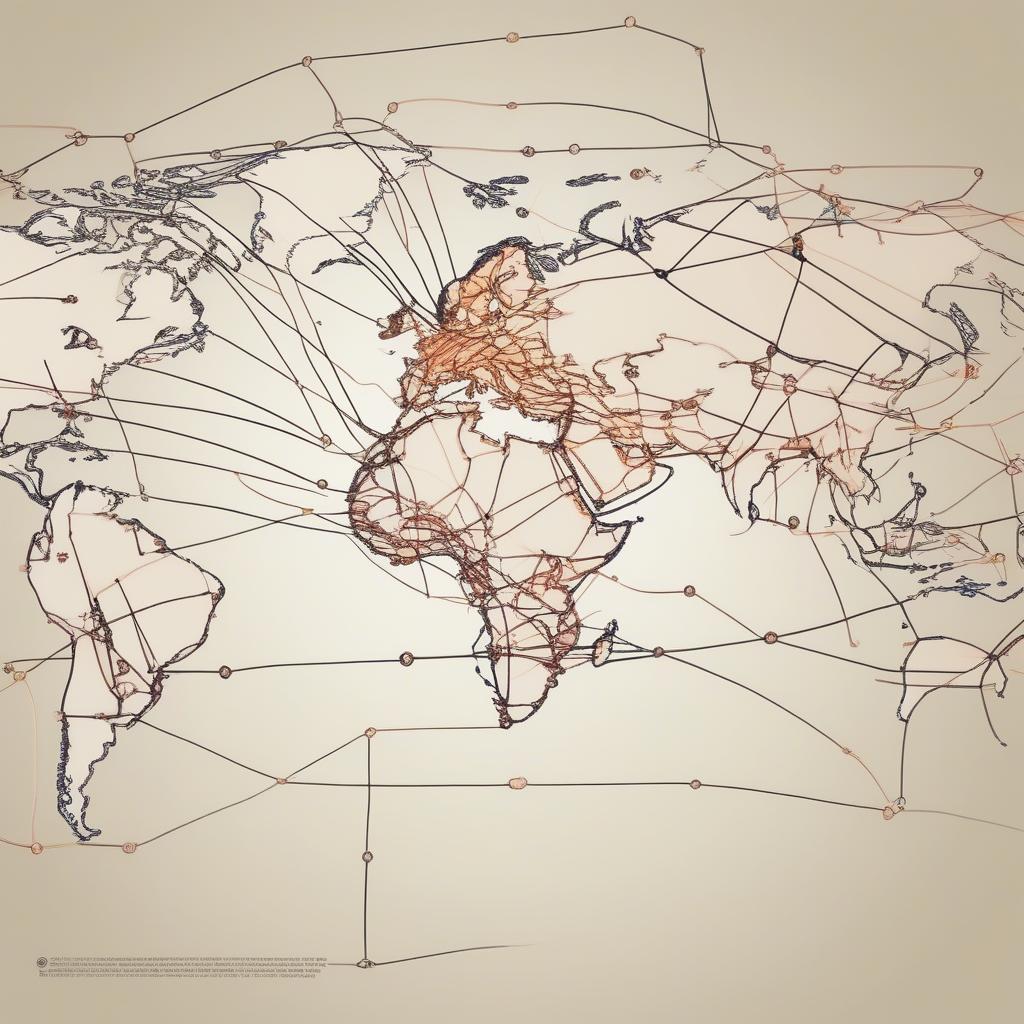 Global network of interconnected computers