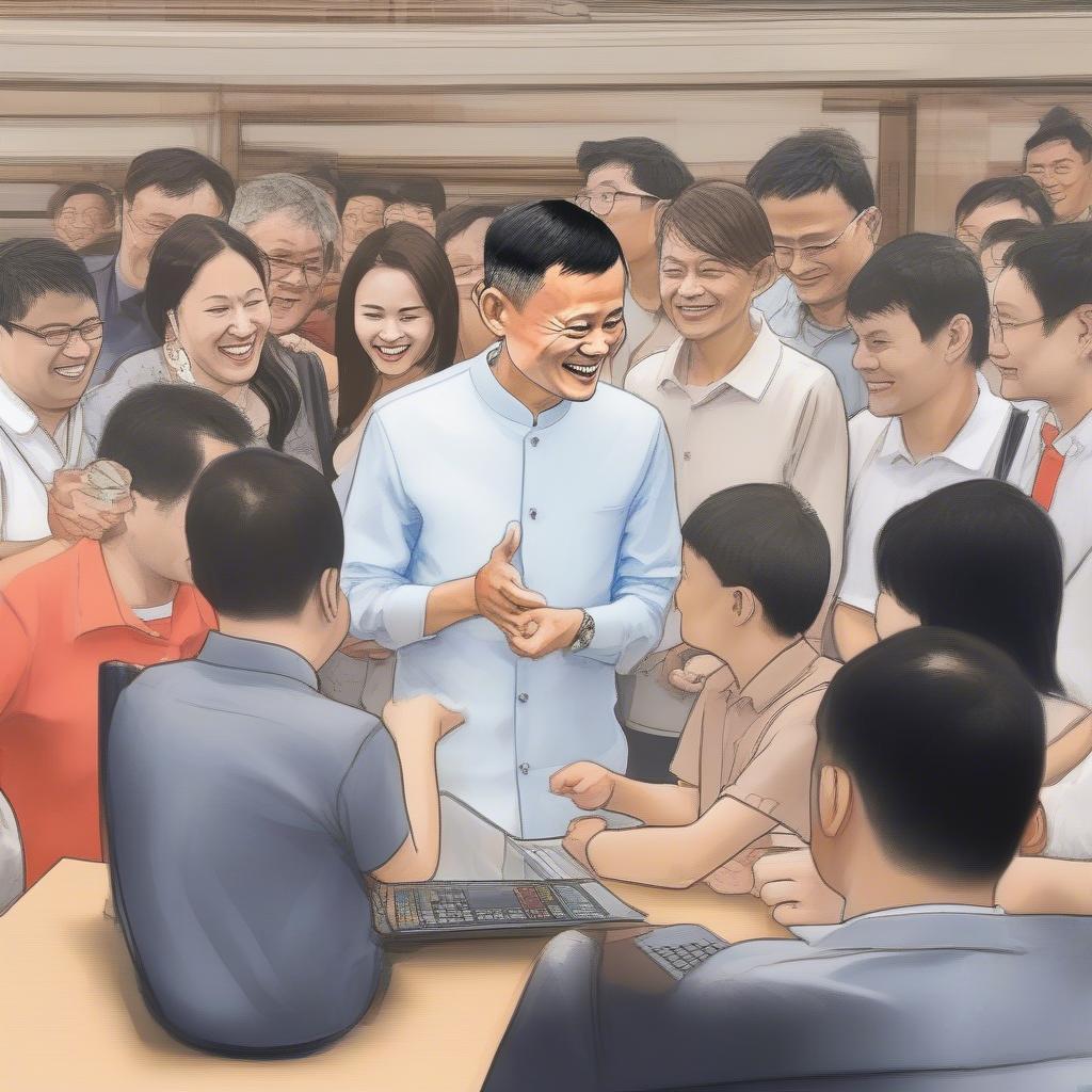 Jack Ma nói về khách hàng