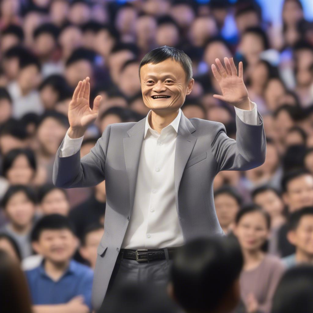 Jack Ma truyền cảm hứng cho giới trẻ