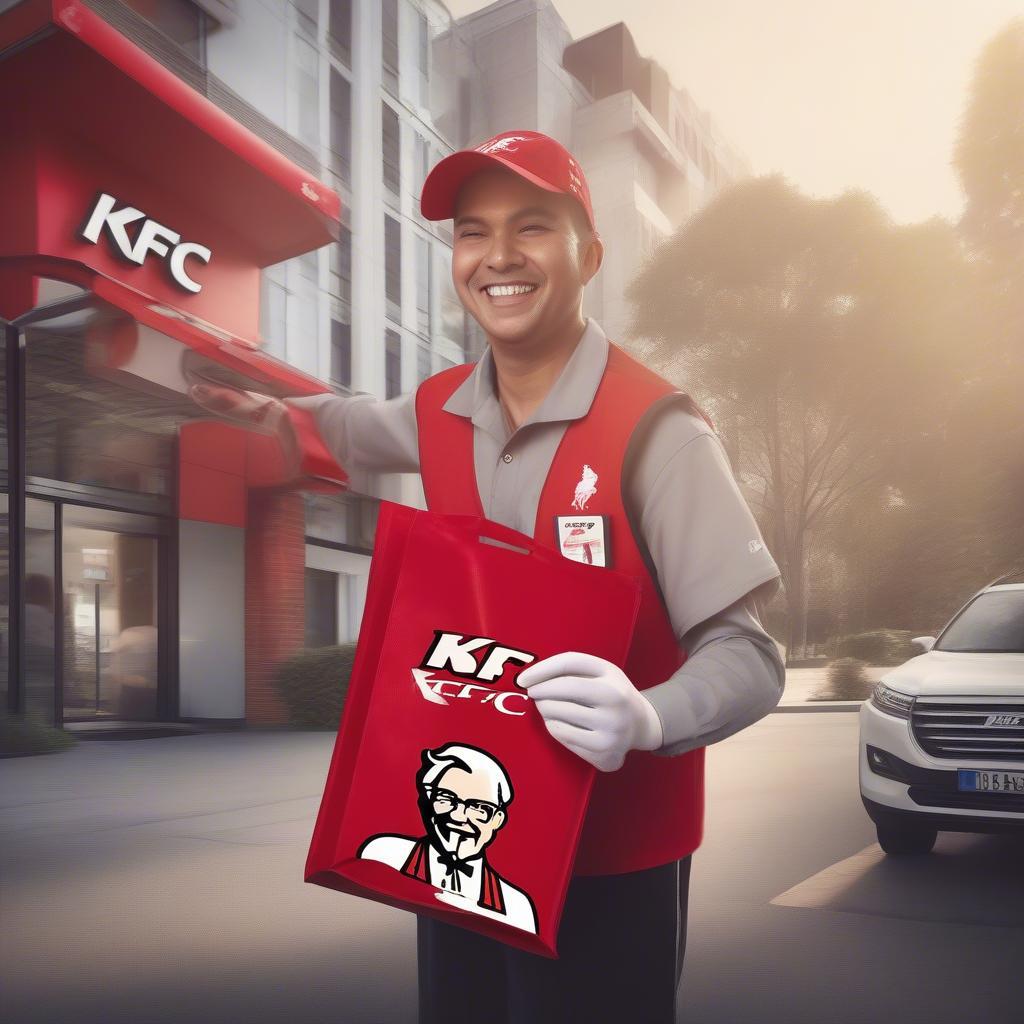 KFC giao hàng tận nơi