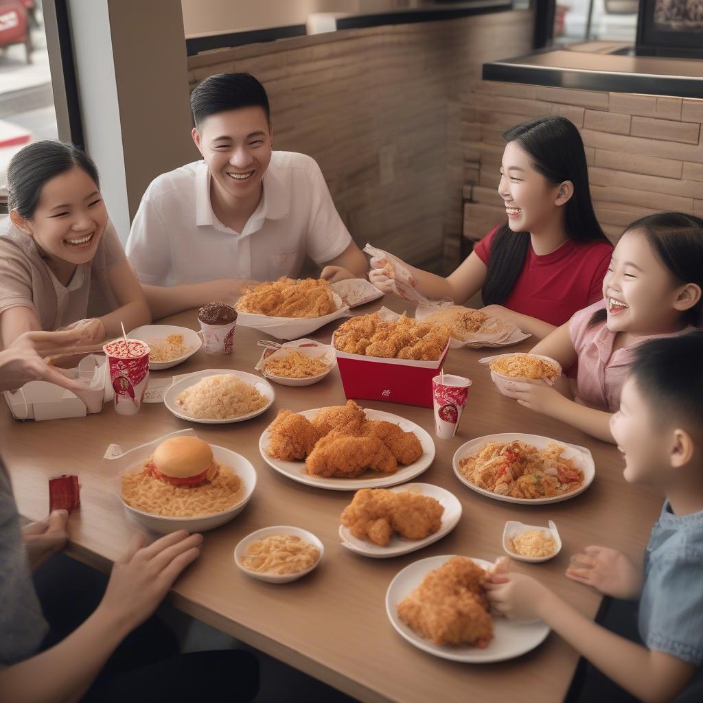 KFC Yên Phụ là lựa chọn hoàn hảo cho bữa ăn ngon