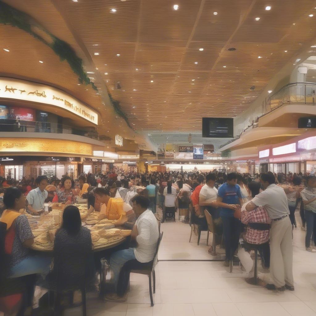 Khu ẩm thực Crescent Mall