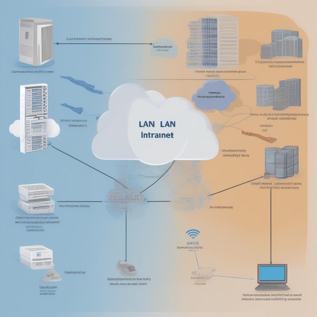 So sánh Mạng LAN và Intranet