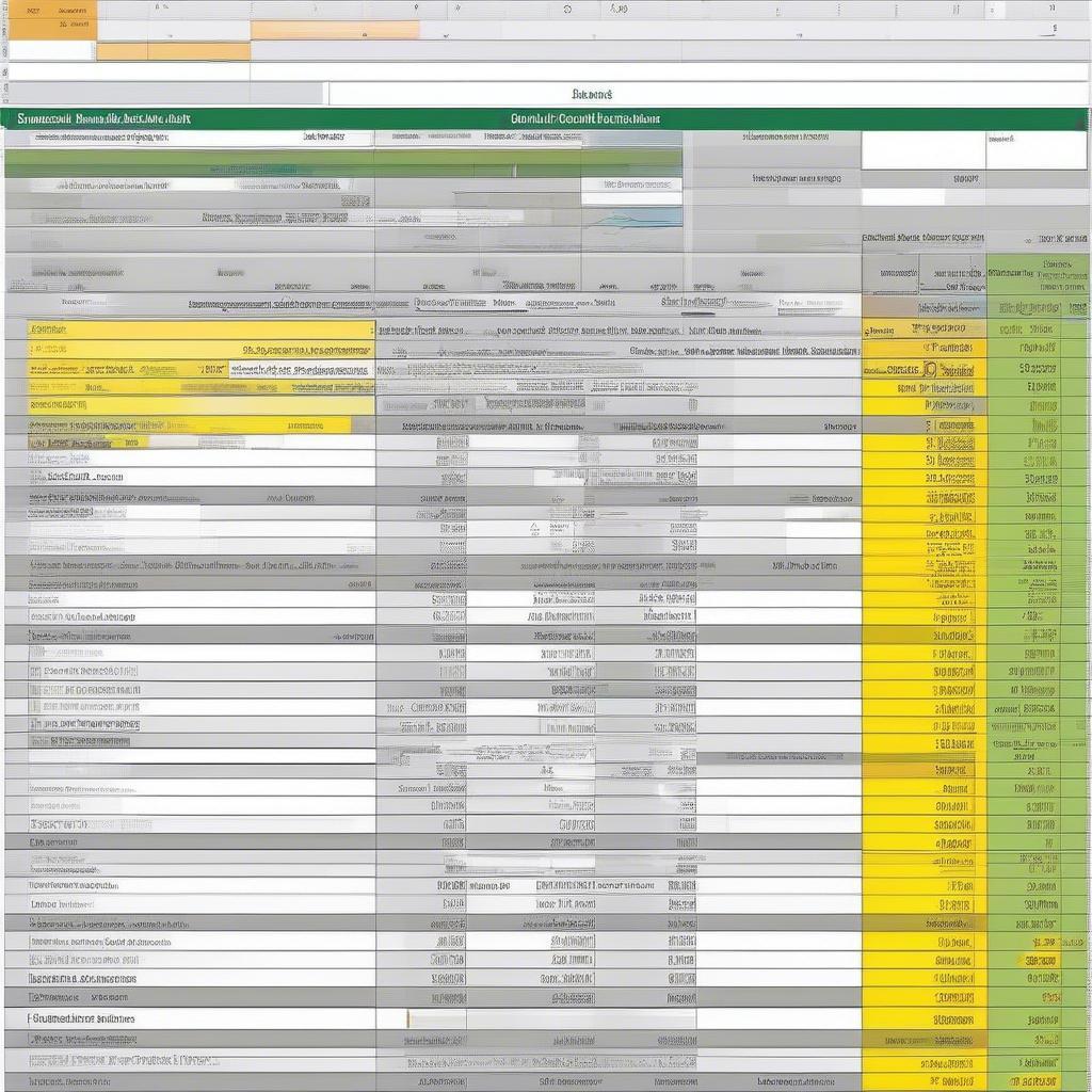 Mẫu File Excel Quản Lý Hợp Đồng Xây Dựng