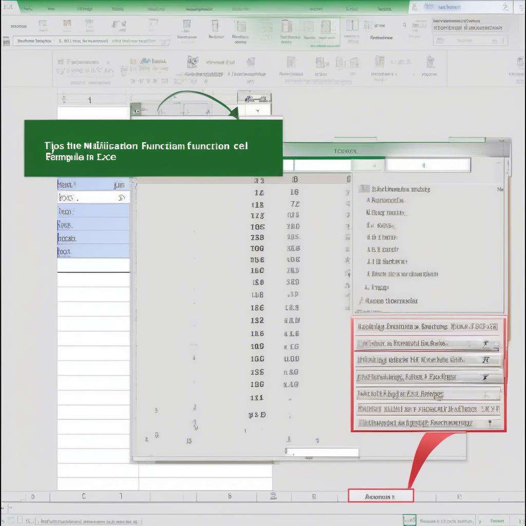 Mẹo sử dụng hàm nhân trong Excel