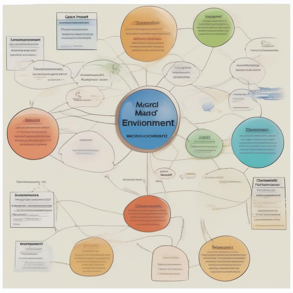 What does the external environment include?