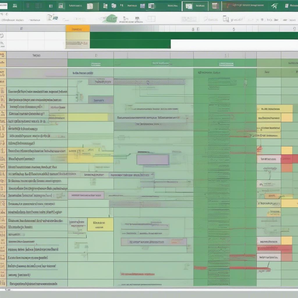 Nâng cao hiệu quả Gantt Chart trong Excel