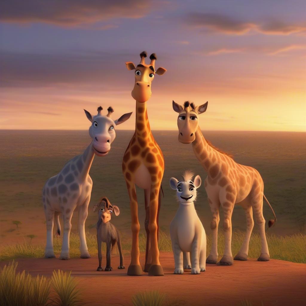 Nhóm bạn thú trong Madagascar 2