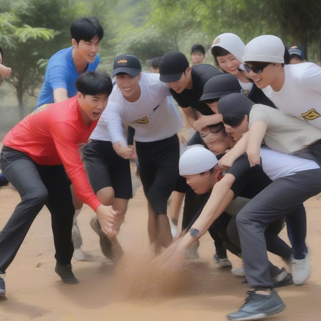 Running Man Việt Nam: Tinh thần đồng đội trong các trò chơi