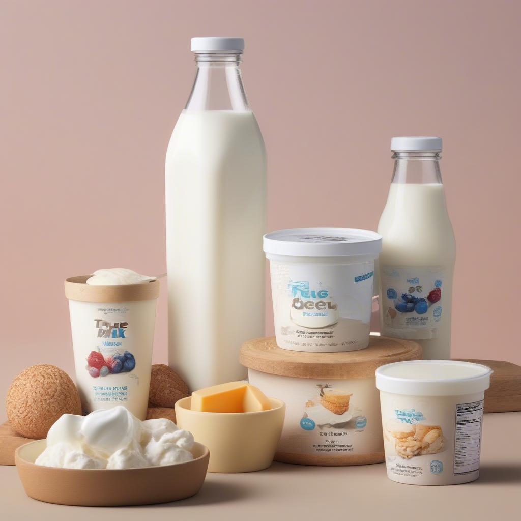 Sản phẩm TH True Milk đa dạng