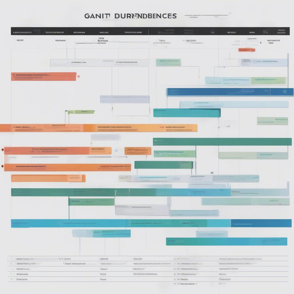 Ví dụ về Sơ đồ Gantt