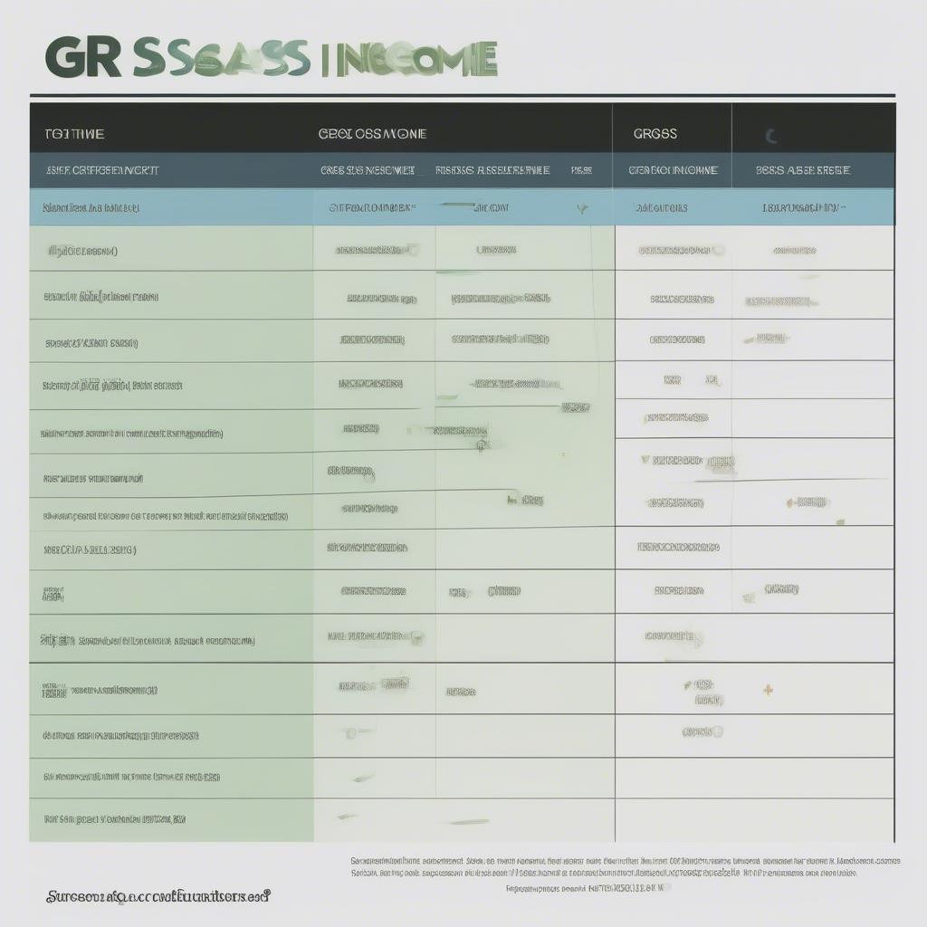 So sánh giữa Net Income và Gross Income