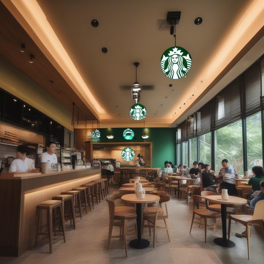 Starbucks Thanh Hóa Không Gian Ấn Tượng