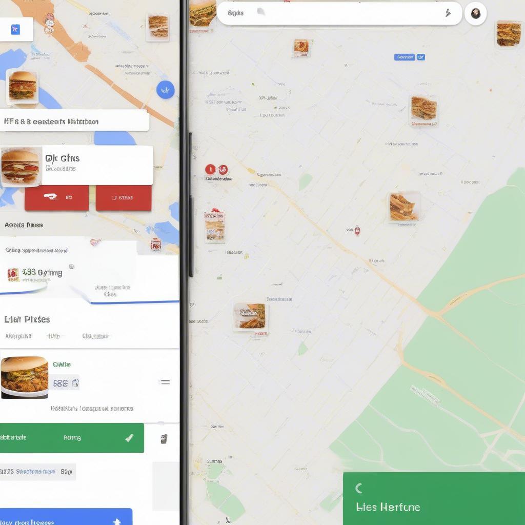 Sử dụng Google Maps để tìm KFC