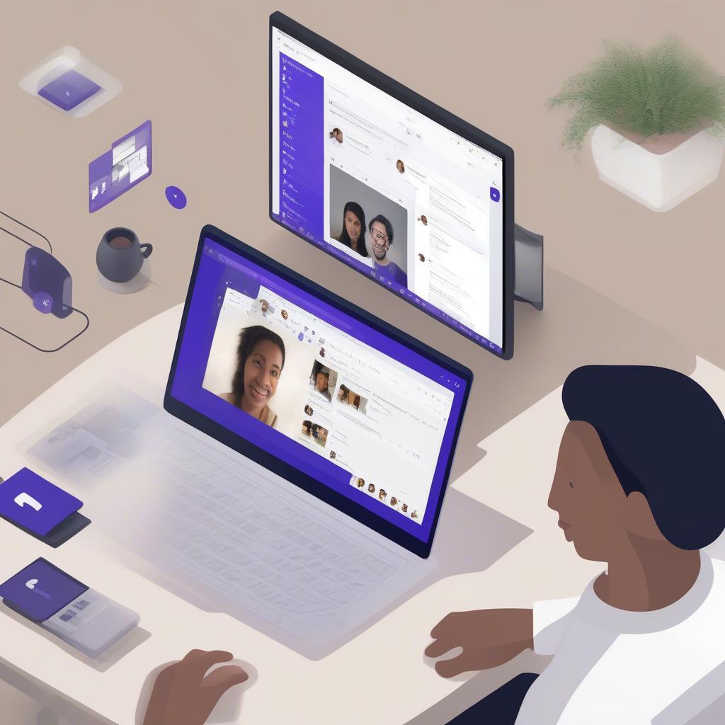 Giao diện Microsoft Teams