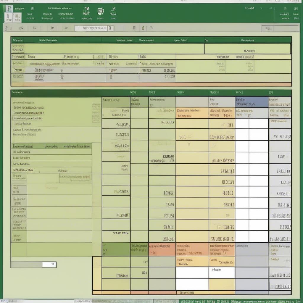 Tạo Bảng Chấm Công Bằng Excel