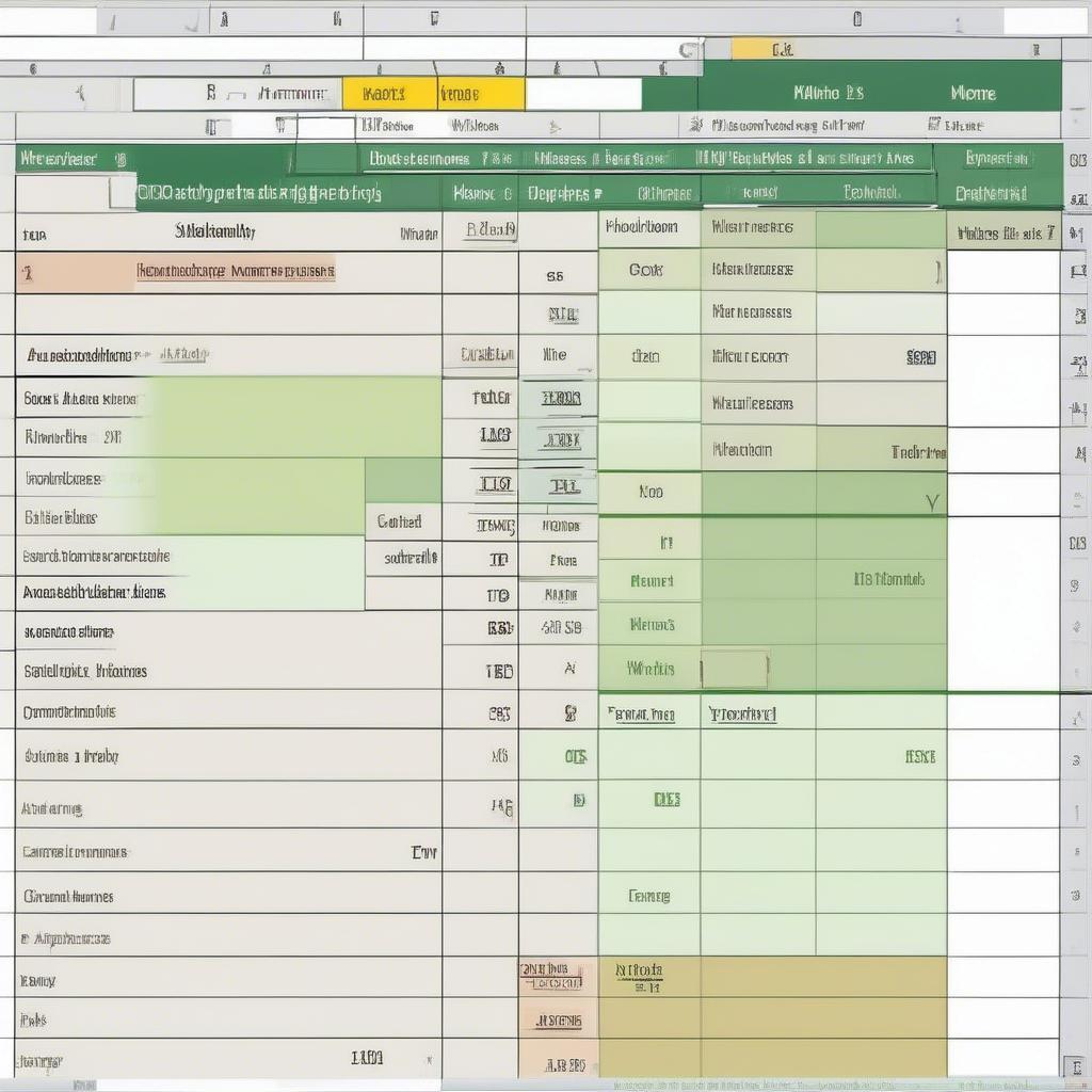 Tạo bảng chấm công Excel cơ bản