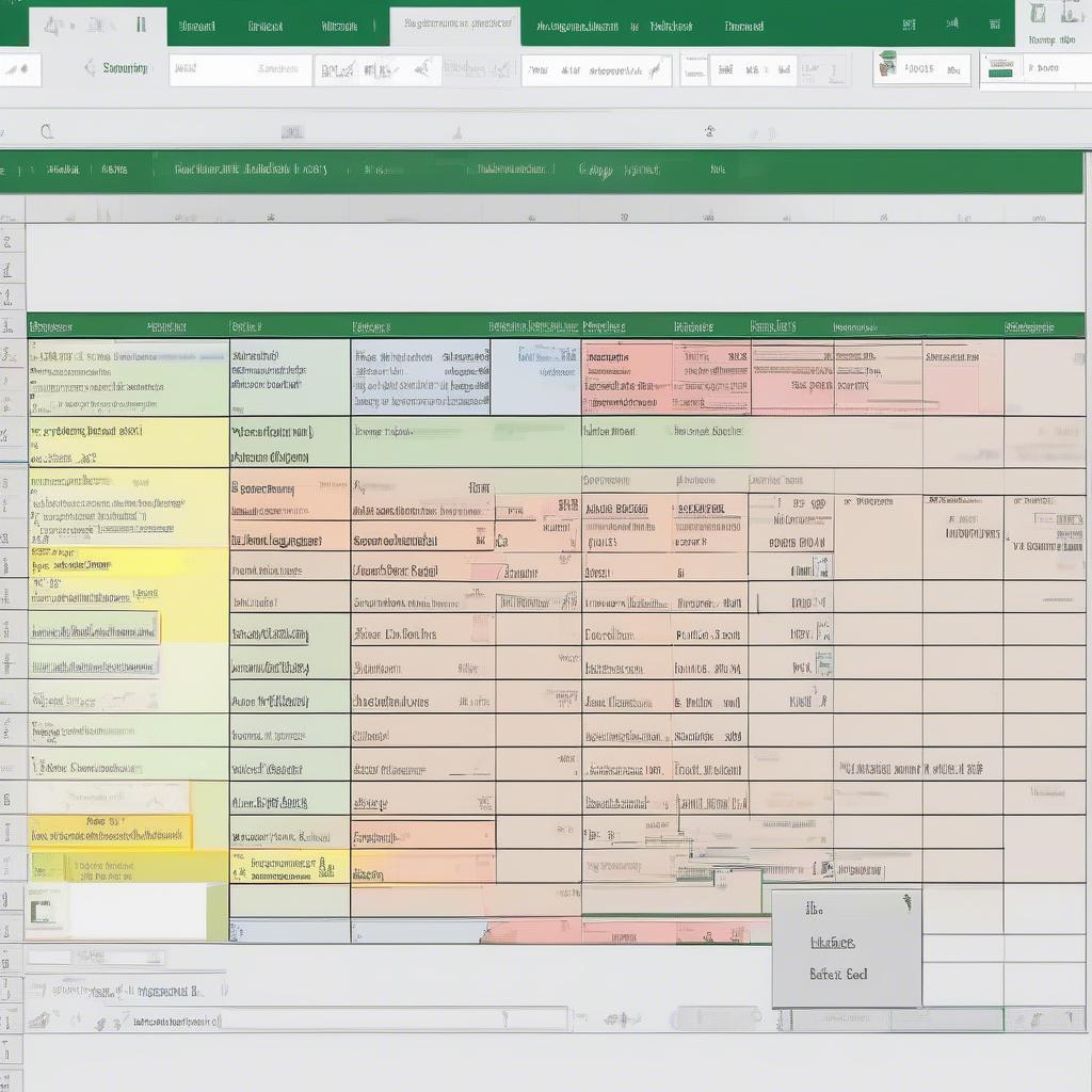 Tạo Mẫu Bảng Phân Công Công Việc Trên Excel