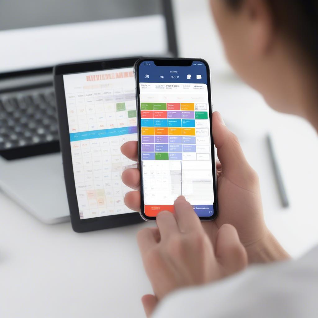 Tạo Thời Gian Biểu Online Trên Điện Thoại