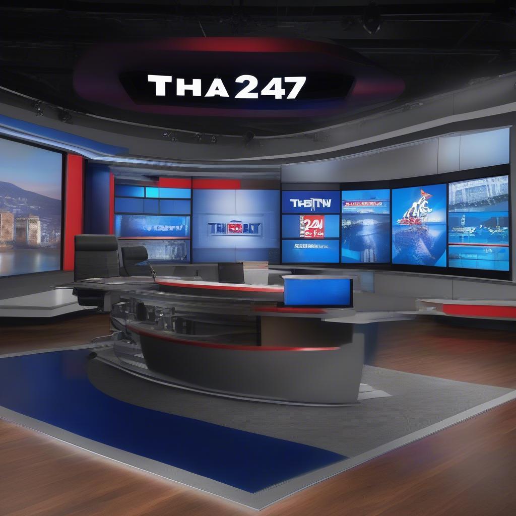 Hình ảnh studio Thể Thao 247 VTV1