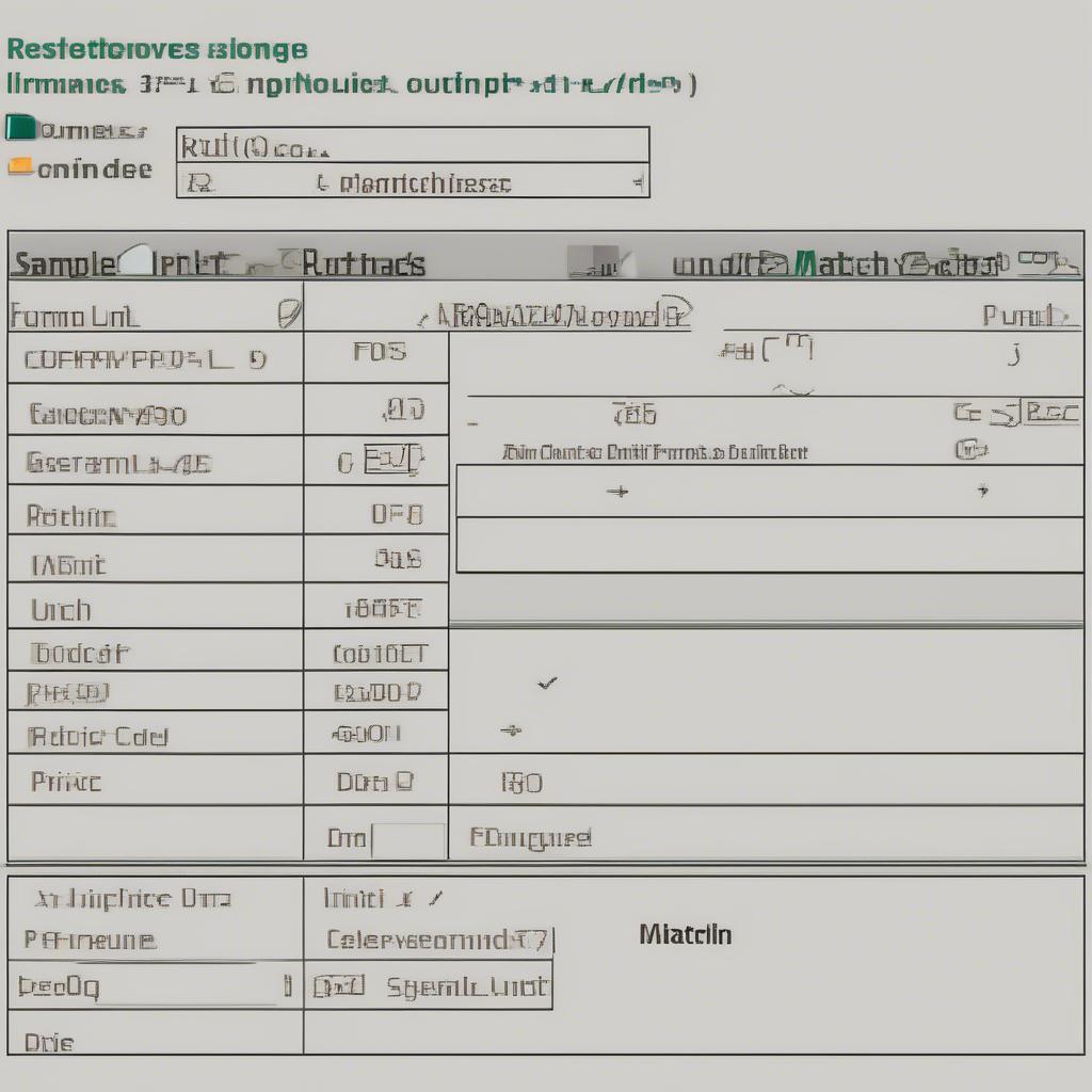 Minh họa cách dùng INDEX & MATCH