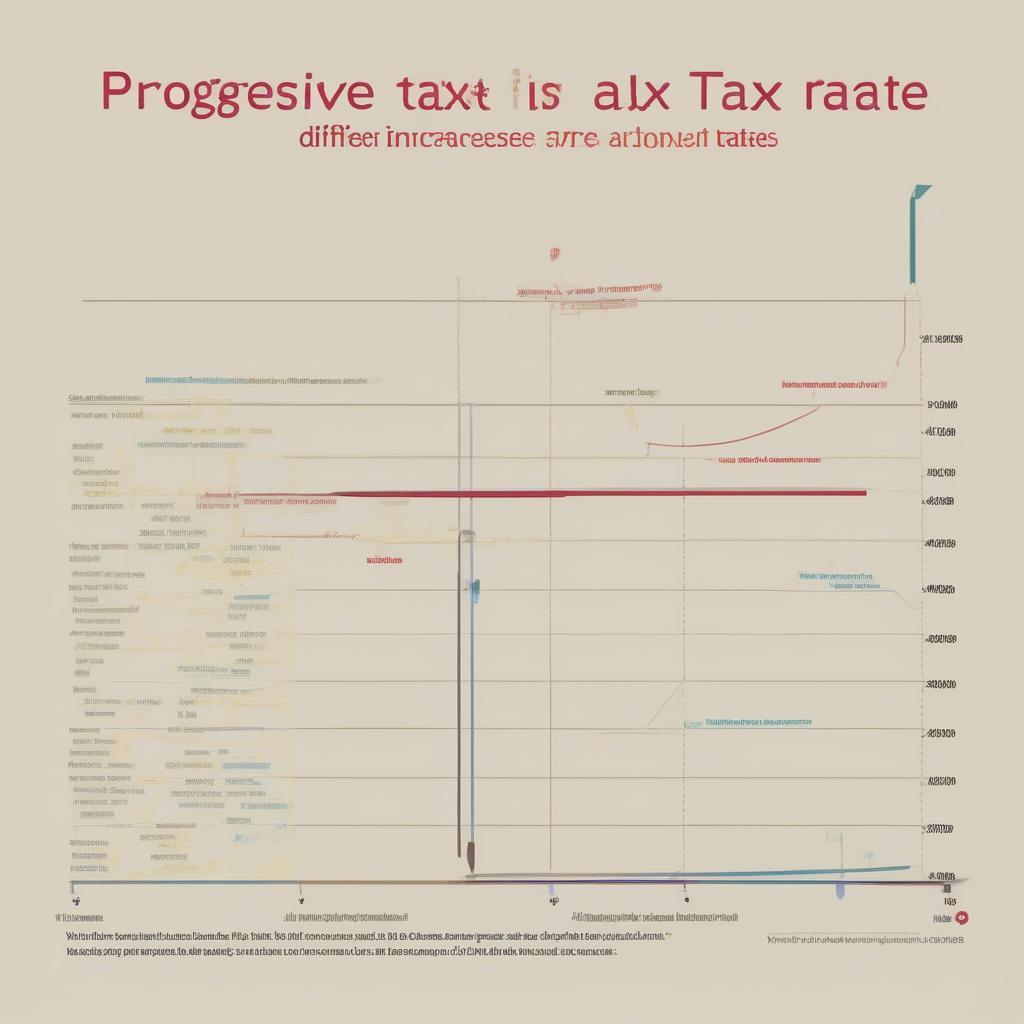 Biểu đồ minh họa cách tính thuế lũy tiến
