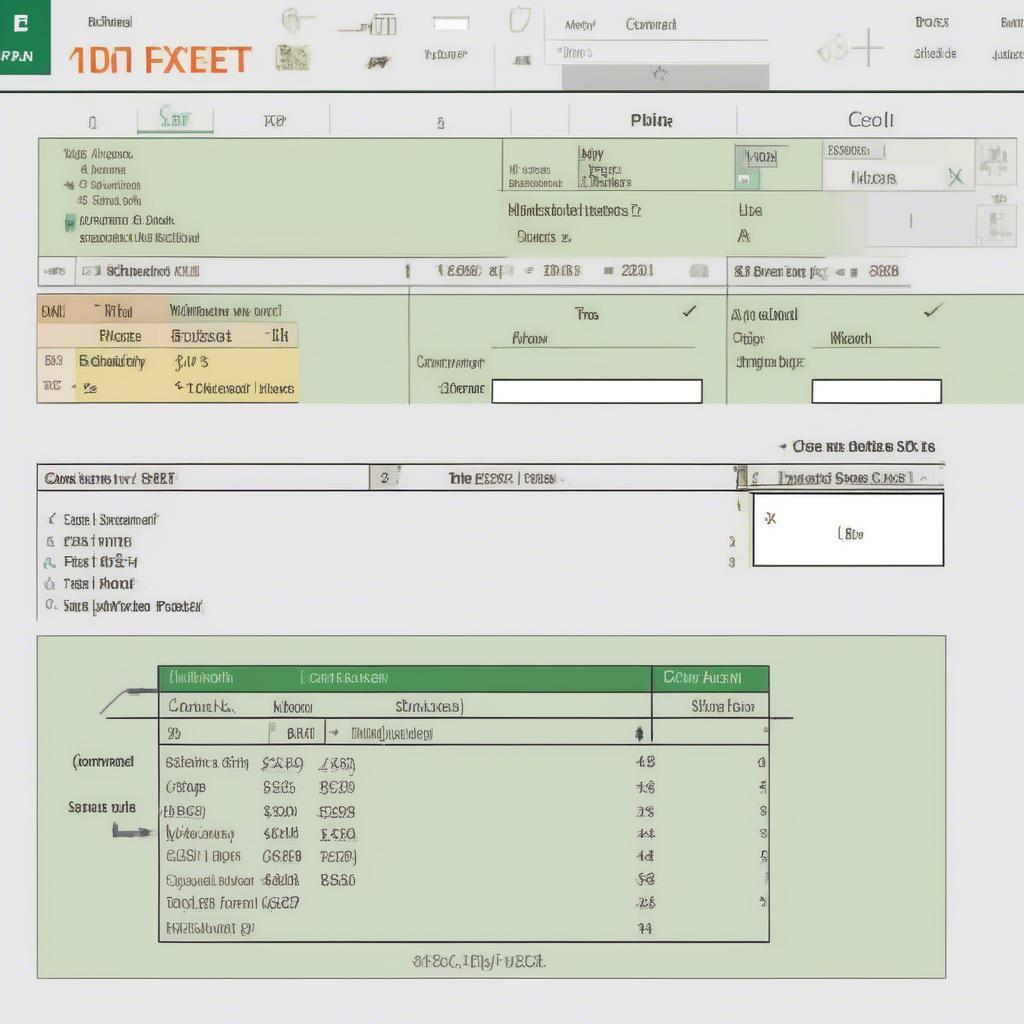 Tính tiền điện cơ bản trong Excel