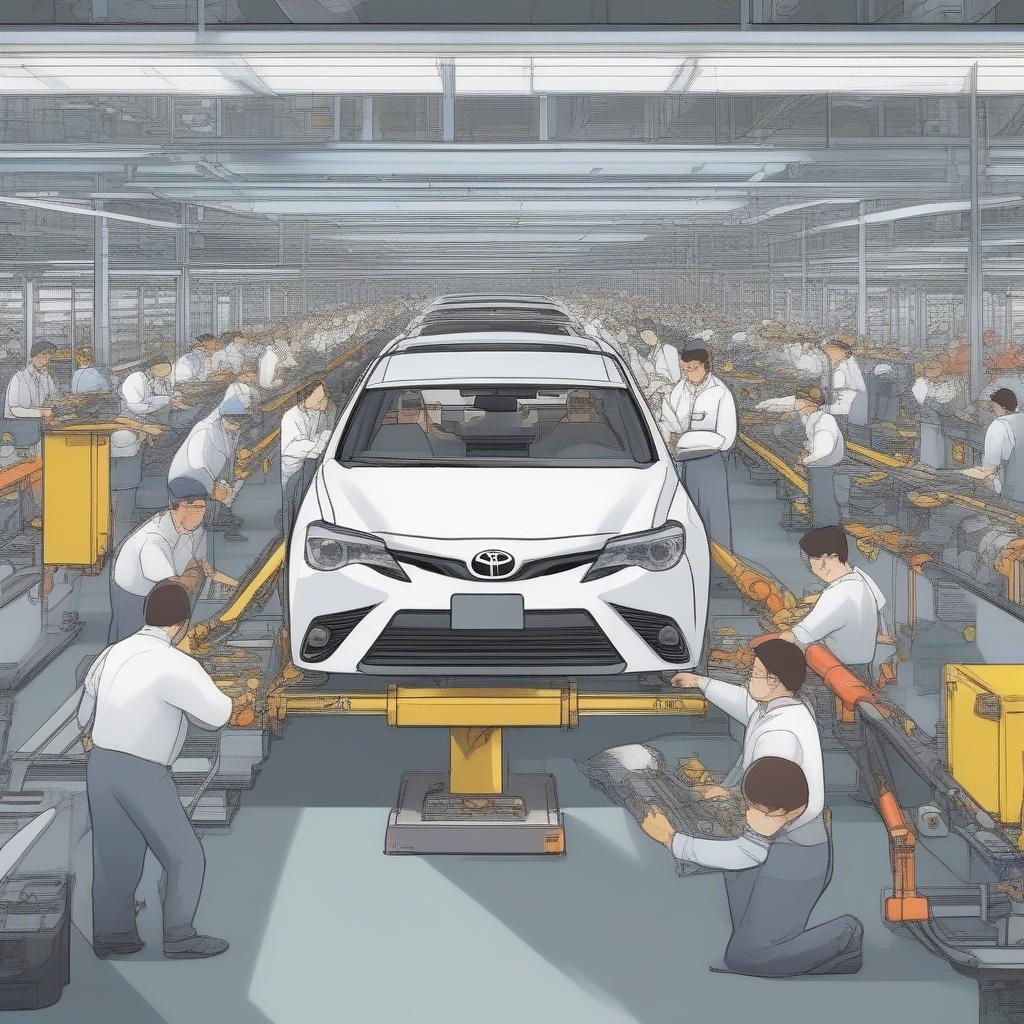 Toyota áp dụng Kaizen trong sản xuất