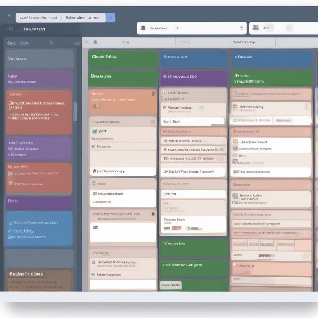 Giao diện Kanban của Trello