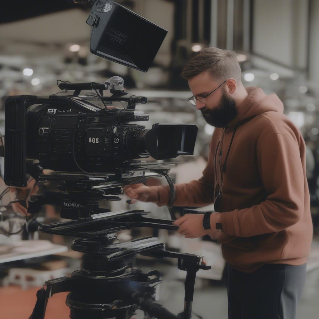 Production Assistant on a film set