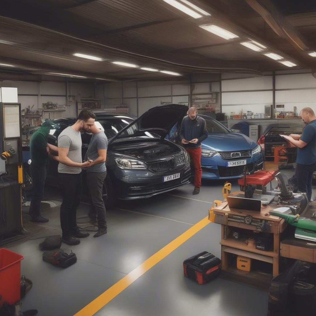 Applying Group Chat Rules in Garage Management