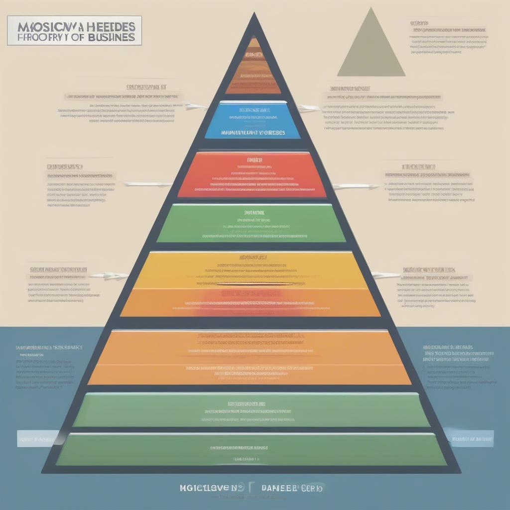 Hình ảnh minh họa việc áp dụng tháp nhu cầu Maslow trong quản lý doanh nghiệp.