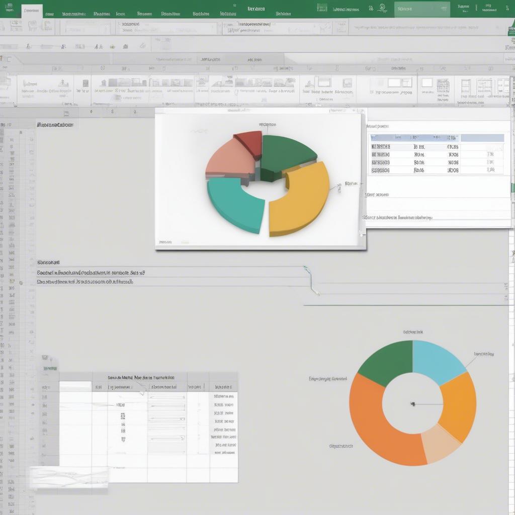 Cách vẽ sơ đồ tròn trong Excel